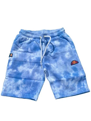 Ellesse Boys Junior Kids sweat shorts summer Tie Dye fleece casual
