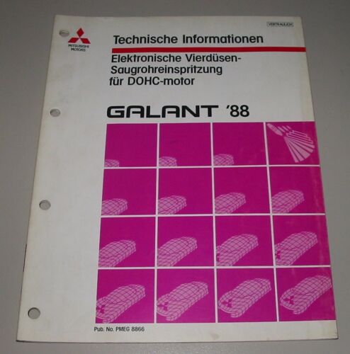 Technische Information Mitsubishi Galant Typ E30 Vierdüsen Saugrohreinspritzung! - Picture 1 of 1