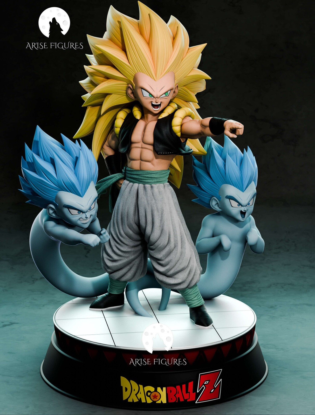 Unmontiert Und Unbelmalt 1/6 Kit Gotenks SSJ3 Druck