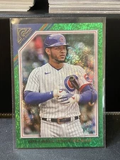 2022 Topps Gallery Willson Contreras GREEN PATTERN #d 45/99 Chicago Cubs #150