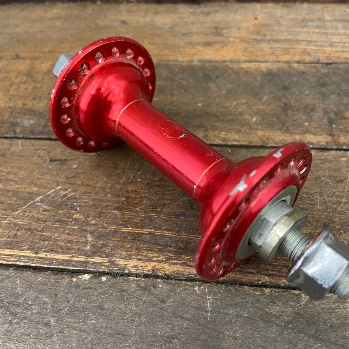 パーツ OLD SCHOOL BMX NOS SHIMANO MX LARGE HUB NOS - Shimano - DX hub set - BLUE - 36H - old school bmx