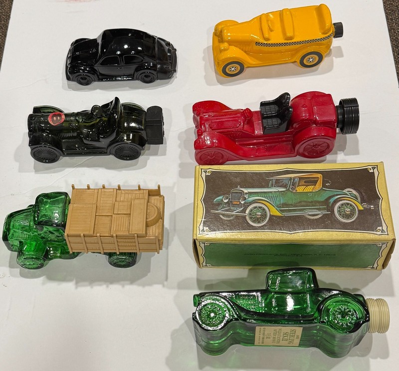 After Shave Car Decanters (lot of 6) - Used - Lot B