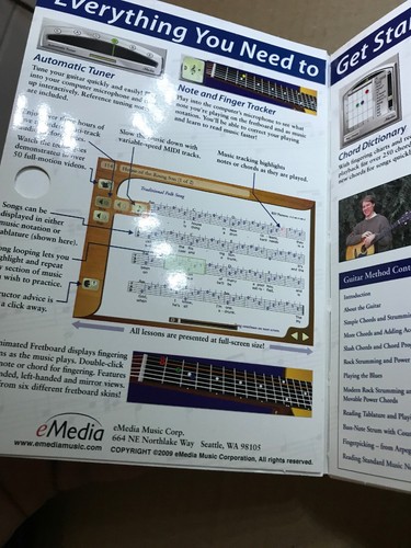 EMedia Guitar Method Guitar Method Deluxe 2-CD Rom Set Beginner To Intermediate - Picture 3 of 5
