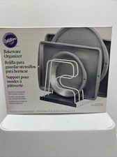 Wilton: ADJUSTABLE BAKEWARE ORGANIZER #2555-1084 - New Other Powder Coated Wires