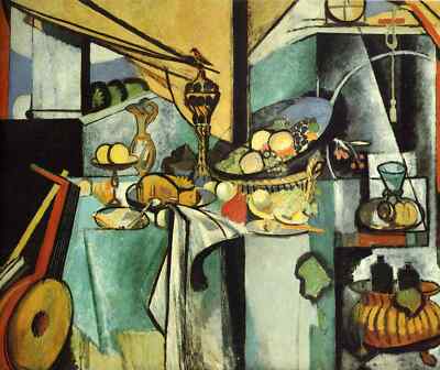 Henri Matisse Still Life after de Heem's 'La Desserte' 1915 17'' x 22'' Art Print
