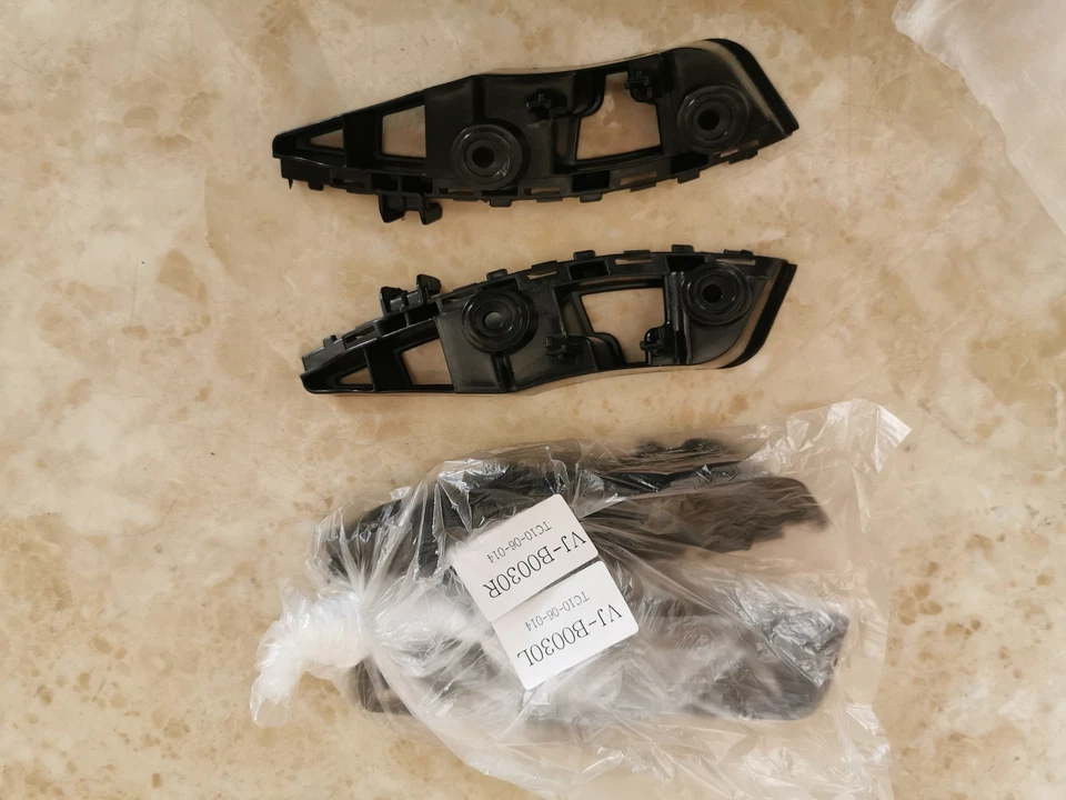 Juego de soportes de soporte de parachoques delantero 5C6807183A 5C6807184A para VW Jetta 2015 2018 Foto 2 de 2