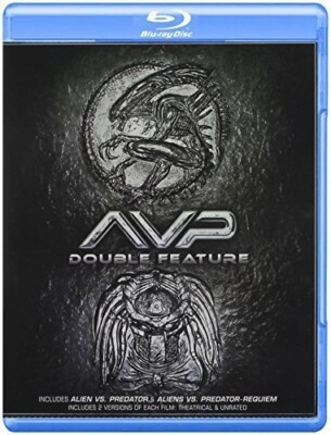 #ad AVP DOUBLE FEATURE New Sealed Blu ray Alien vs Predator Requiem $17.92