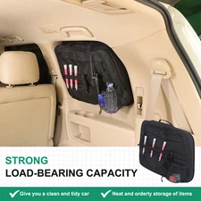 Rear Trunk Left Side Window Storage Bag Pouch For Toyota Land Cruiser 2016-2022