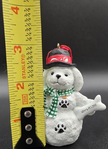 Vintage Luv A Pet 2000 Christmas Holiday Snowpup Ornament Dog Pup NIB New In Box - Picture 11 of 24