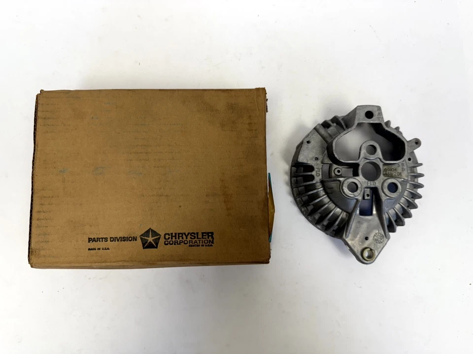 1970-1972 Chrysler Dodge Plymouth Charger Alternator End Shield 3438204 NOS - Image 3 of 4