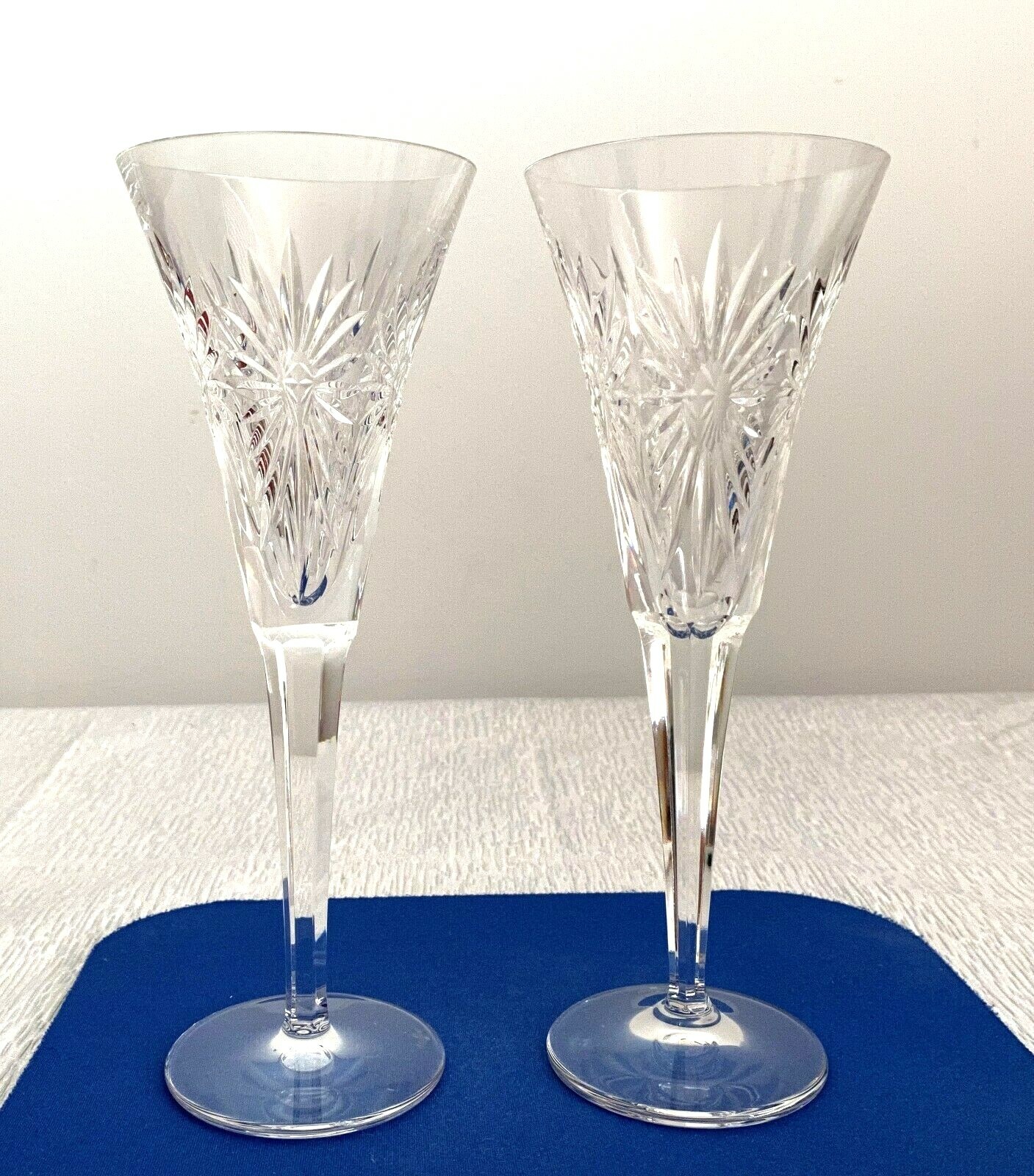 Set of 2 Waterford Millennium Series Crystal Toasting Flutes eBay