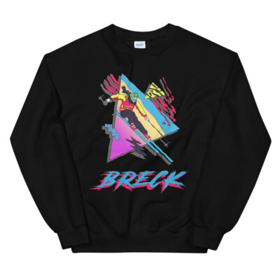 Skiing Sweatshirt,  Ski Breckenridge, Skier Gift, Vintage, Ski Breck Colorado