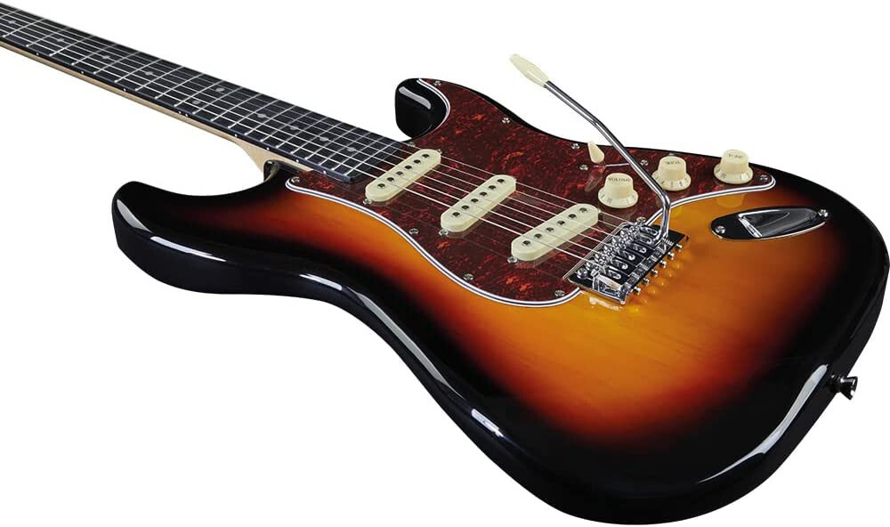 EKO S-300 Sunburst Chitarra Elettrica Stratocaster S/S/S 22 Tasti 2 Toni 1 Vol.