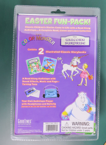 Easter Fun-Pack Color Monster - Unicorn Surprise book, tape, cassette player new - Picture 2 of 3