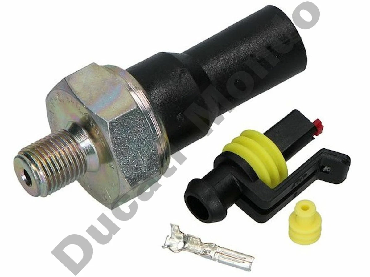 Ducati oil pressure switch sensor genuine OEM and connector all 