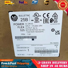 Seaked 25B-B062N104 PowerFlex Drive Allen-Bradley US Free Tax
