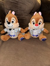 Disney 100 Years Of Wonder Chip Dale Plush 7 Plush Silver Tuxedos NWOT