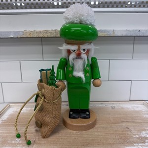 Steinbach Chubby Irish Santa Nutcracker German Volkskunst Wooden