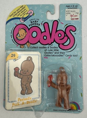 Oodles Mini Figure LJN Toys Pauloodle Peek A Boodle #24 Vintage Hong Kong