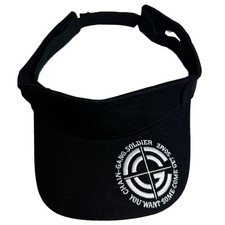 John Cena Black and White Chain-gang Word Life Visor Cap Hat