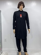 Men Indian Premium Kurta Panjabi kabli Sets Traditional Designer Party Shirt