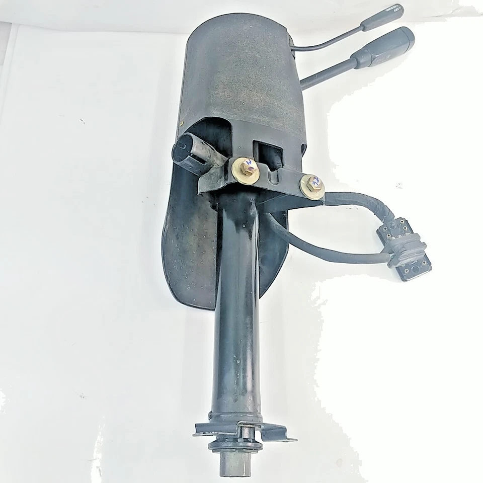 Columna de dirección superior Mercedes Benz W126 con moldura negra envolvente e interruptores OEM Foto 2 de 4