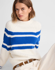NWT Madewell Raglan-Sleeve Sweater in Stripe