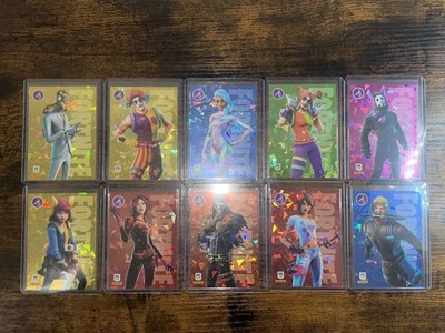 2021 Panini Fortnite Series 3 USA Cracked Ice Promo Set P1-P10 Complete US Set