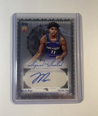 Topps 2025-26 Jase Richardson *Rookie Signed & Sealed Autograph* #BSI-JR