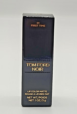 Tom Ford Lip Color Matte Lipstick 01 FIRST TIME 3g / 0.1 oz Full Size NEW in Box