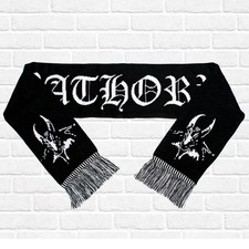 Bathory embroidered scarf. Black Metal. A True Cult Metal Accessory