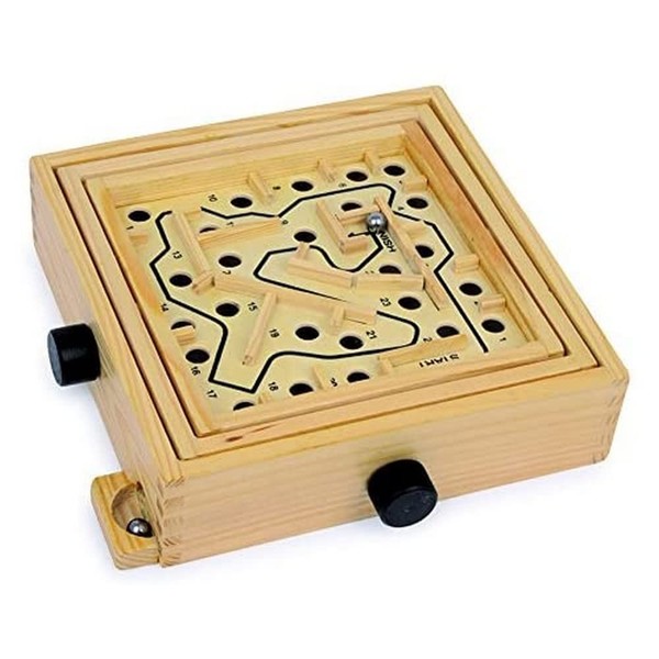 Small Foot Kugellabyrinth, Geschicklichkeitsspiel FüR Kinder Aus Holz, Integrier-image