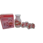 Vintage Strawberry Shortcake 1980 Anchor Hocking 5 Piece Juice Set Glasses NEW