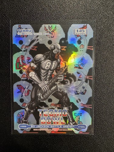 Bo Jackson Battle Arena Tecmo Bowl #145 Timmy Tim Brown Steel Helmet