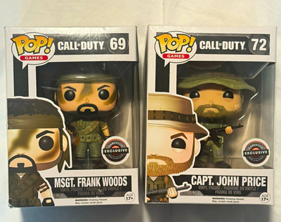 Funko Pop! Games Call of Duty GameStop Exclusive FrankWoods & captain Price