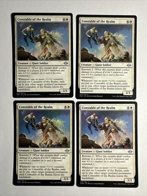 4x Mtg Modern Horizons 2 Constable Of The Realm NM/M Magic The Gathering