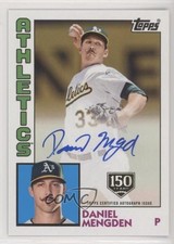 2019 Topps 1984 Baseball Series 2 150th Anniversary /150 Daniel Mengden Auto uk2