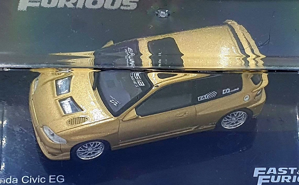 DeAgostini 1/43 Scale F220CMC090 - Honda Civic EG- Gold — 第 4/4 张图片