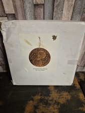 Lisa Parker Copper Terracotta Hare Moon Plaque Home and Garden Decor