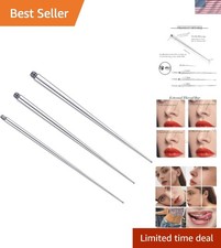 3 Pcs Body Taper Piercing Kit Surgical Steel Piercing Insertion Pins Assistan...