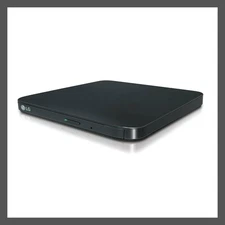 LG 8x Portable External DVD/RW Drive - Black (SP80)