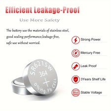 2 Pack of SR621SW 364/363 Battery FRESH