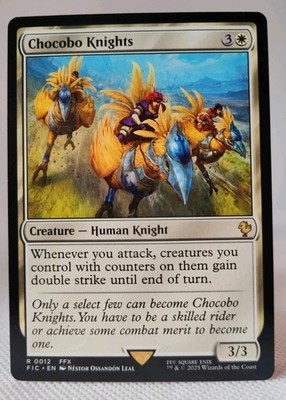 Chocobo Knights - FIC 0012 NM - MTG Magic