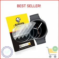 SPGUARD 4 Pack for Samsung Galaxy Watch 8 Screen Protector 40mm Tempered Glass C