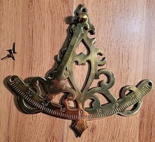 Inclinometro vintage strumento di navigazione ottone navi barche nautiche calibro passo