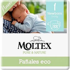 Moltex Pure & Nature Pannolini taglia 1 (2-5 kg) 88 pannolini