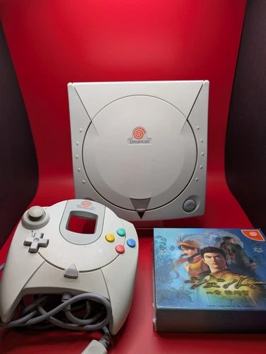 SEGA Dreamcast Japanese Console - White With Shenmue Import Game Games Lot