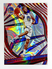 2021-22 Panini Revolution - Andrew Wiggins RC Asia Red #96 GS Warriors