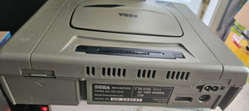 SEGA Saturn Japanese Grey Console HST-3210 + Controller + Cables Tested Works