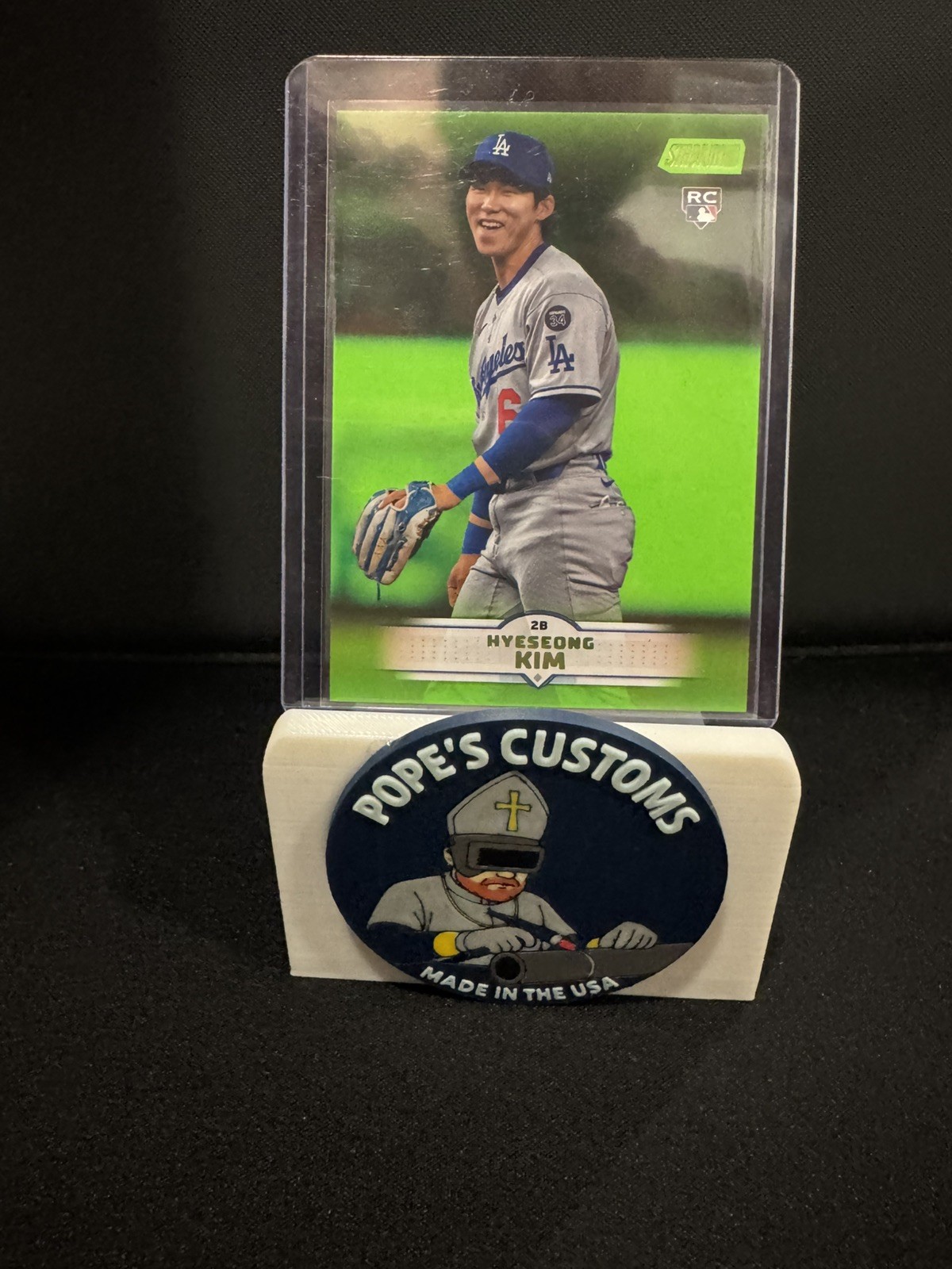 2025 Topps Stadium Club Hyeseong Kim #200 Green Foil Los Angeles Dodgers 